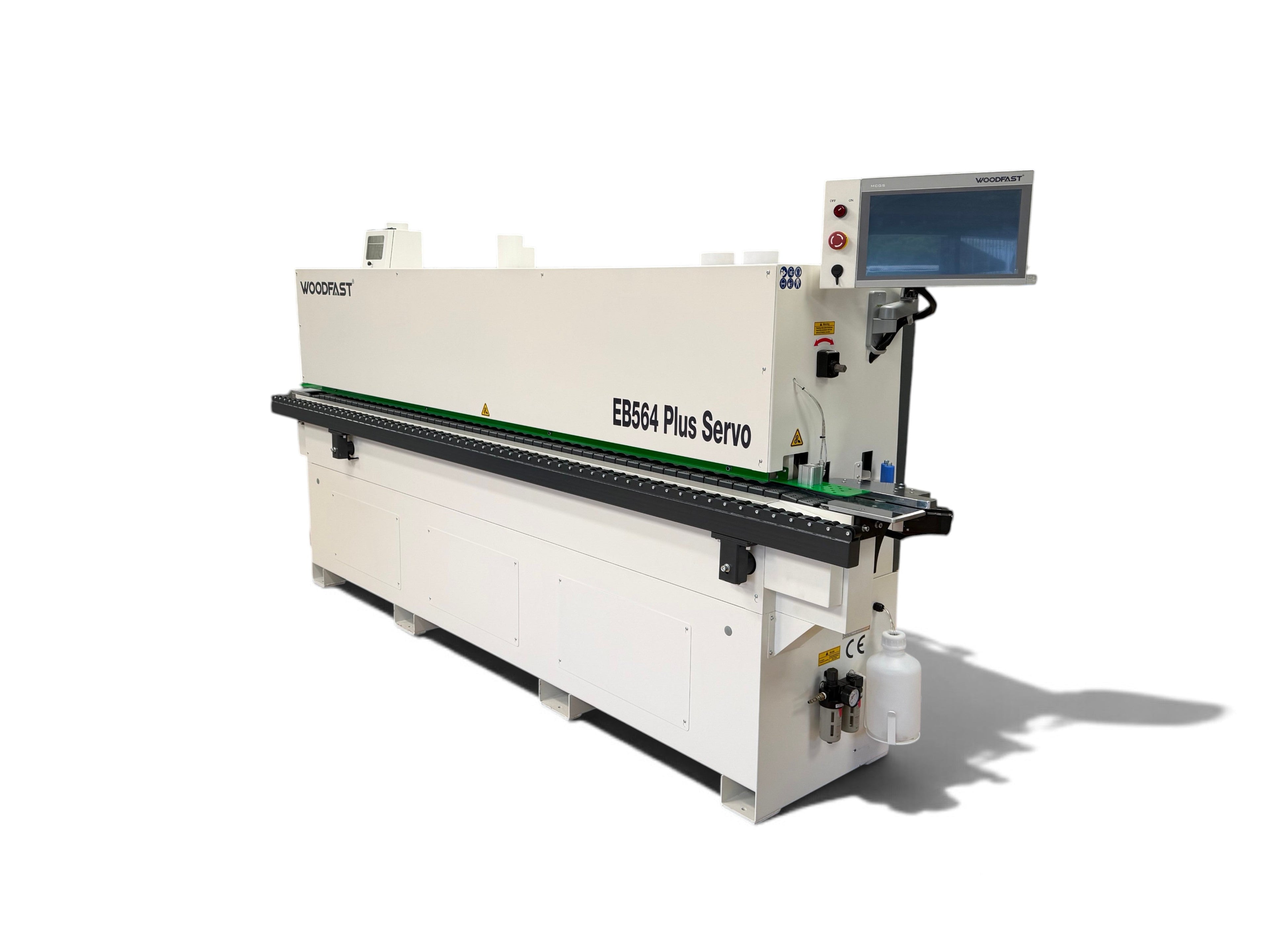 Woodfast EB564 PLUS Edgebander Pre-Milling Corner Rounding Spraying