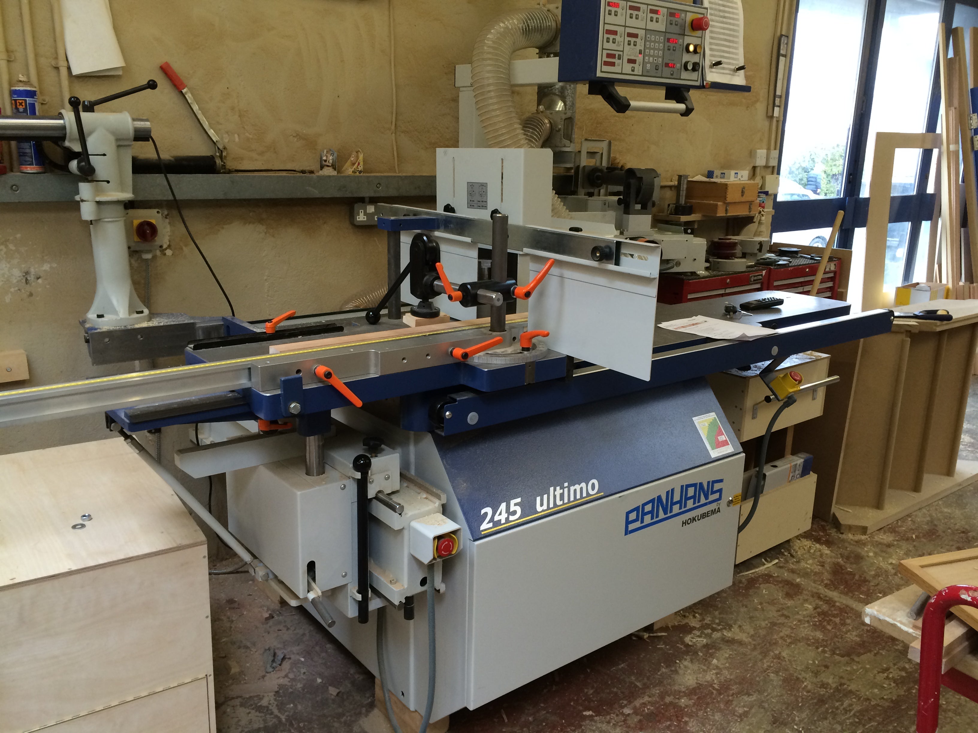 Panhans 245 Window Production Spindle Moulder Leitz Tooling System