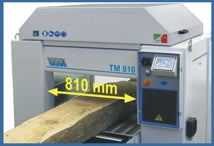 Veba 1030mm & 800mm Constant Pass-line Thickness Planer for Plastic and Large Section Timber