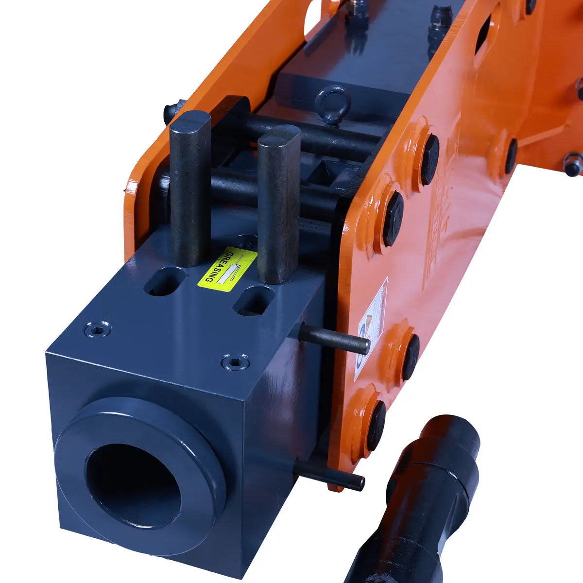 TMG Industrial TMG-HB150Q 10-15 Ton Excavator Hydraulic Breaker 100mm Moil Point Quick Change