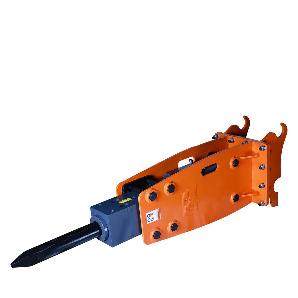 TMG Industrial TMG-HB150Q 10-15 Ton Excavator Hydraulic Breaker 100mm Moil Point Quick Change