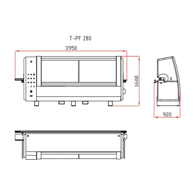 Turanlar T-PF280 Flow Through Postformer 415V