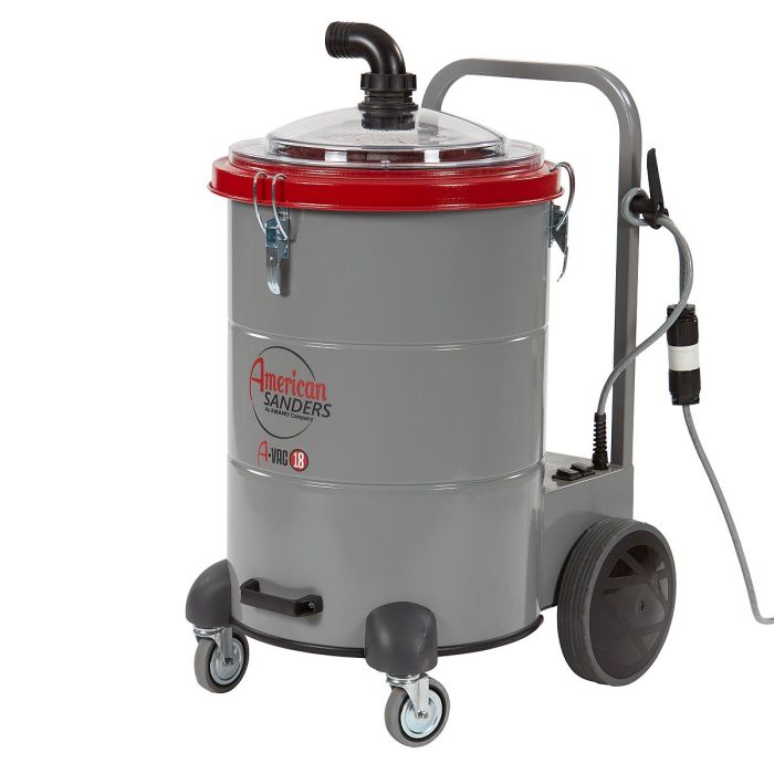 American Sanders AVAC 18 68 L Dust Control Vacuum 07229A