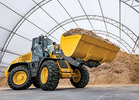 John Deere 344 P-Tier Compact Wheel Loader 103 hp 19,533 lb Operating Weight