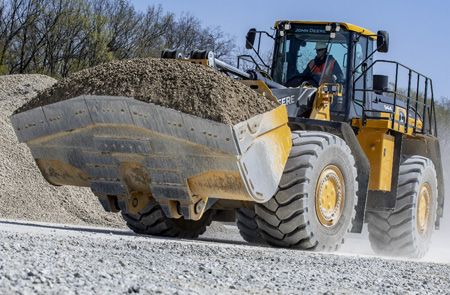 John Deere 944 X-Tier Large Wheel Loader 536 hp 119,607-124,614 lb Operating Weight