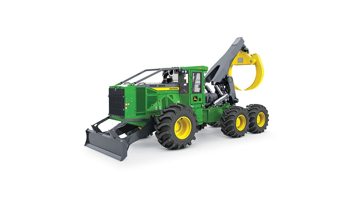 John Deere 768L-III Bogie Skidder 281 hp 52,245 lb Operating Weight
