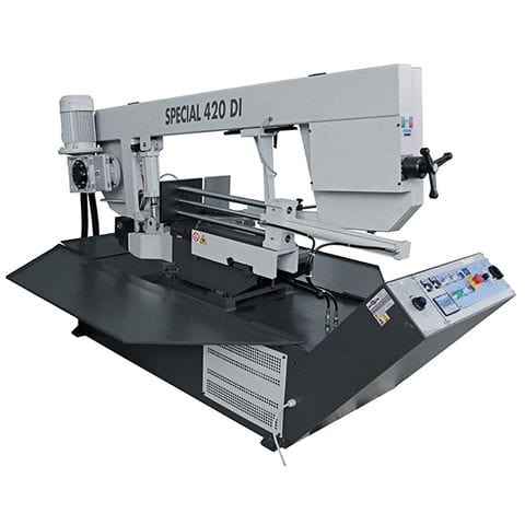 ITM MB-420DI-3 390mm Semi-Auto Swivel Head Dual Mitre Bandsaw 415V