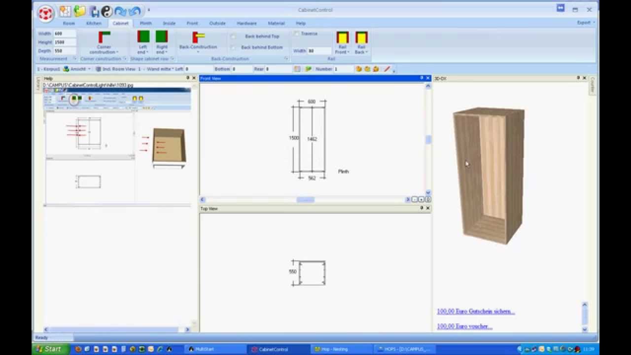 Holzher Evolution 7402 Vertical CNC Machining Center