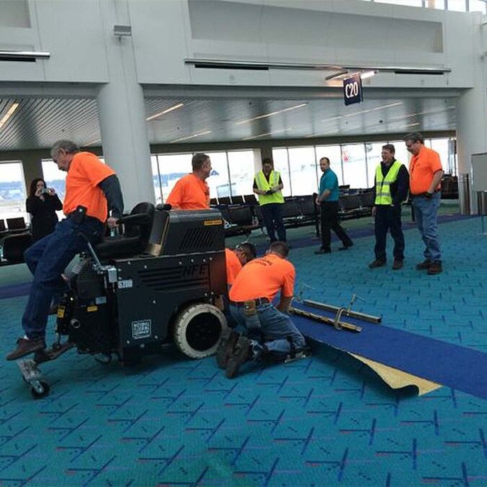 National Equipment 5700DL Battery Ride-On Floor Scraper