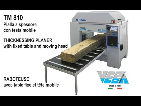 Veba 1030mm & 800mm Constant Pass-line Thickness Planer for Plastic and Large Section Timber
