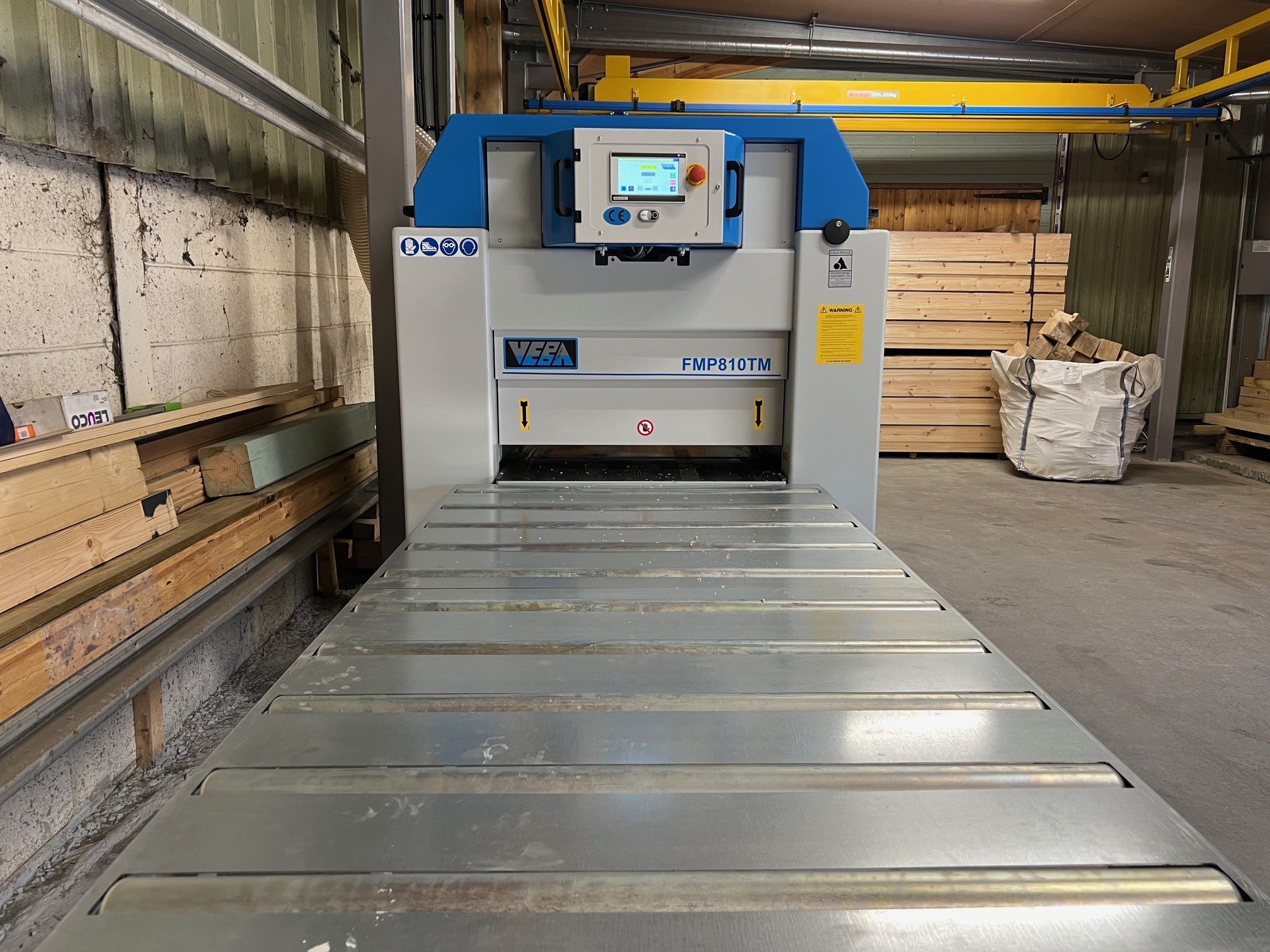 Veba 1030mm & 800mm Constant Pass-line Thickness Planer for Plastic and Large Section Timber